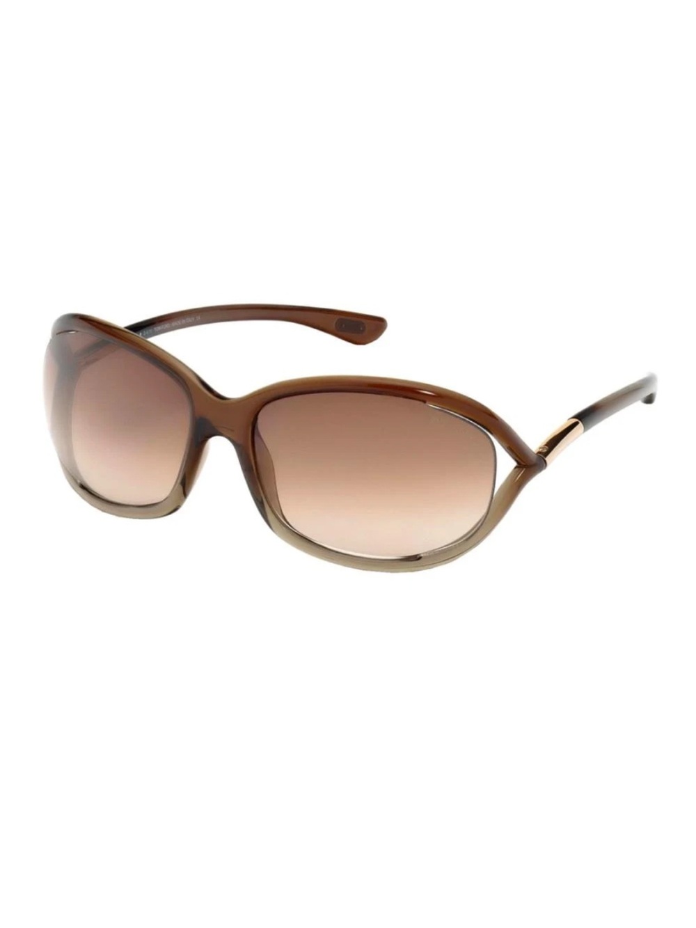 Tom Ford Brown Gradient Oversized Women's Sunglasses-Jennifer style